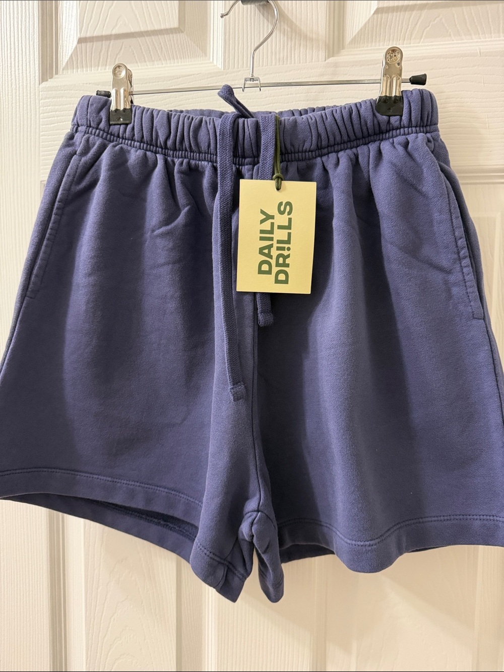 Daily Drills Navy Drawstring Athletic Shorts - Picture 4 of 5